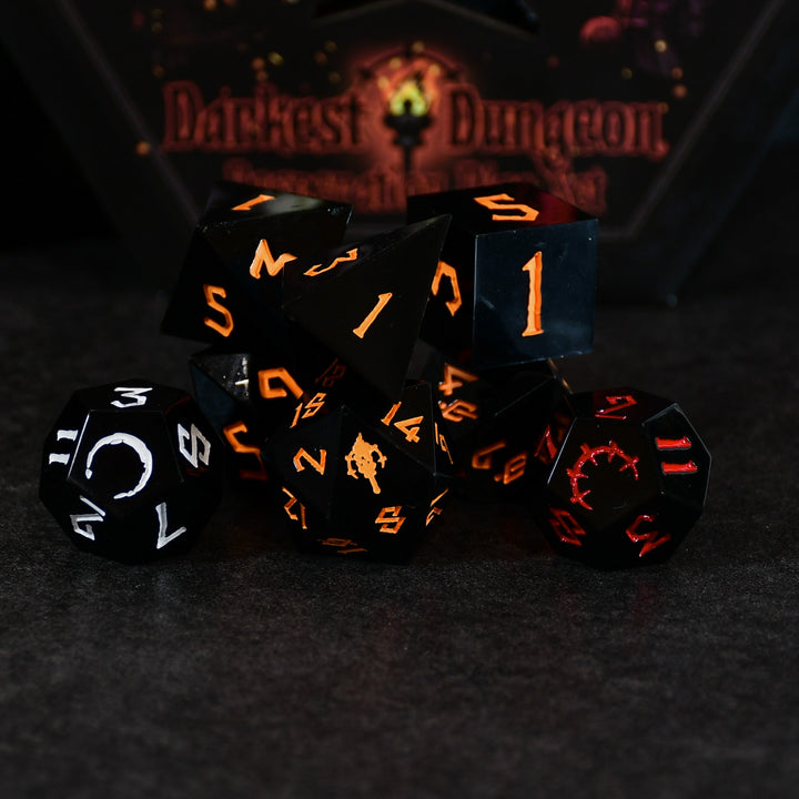 PRE-ORDER | Darkest Dungeon Desperation Sharp-Edged Resin Dice Set
