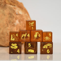 Desert Biome Stackable D6 Dice Set