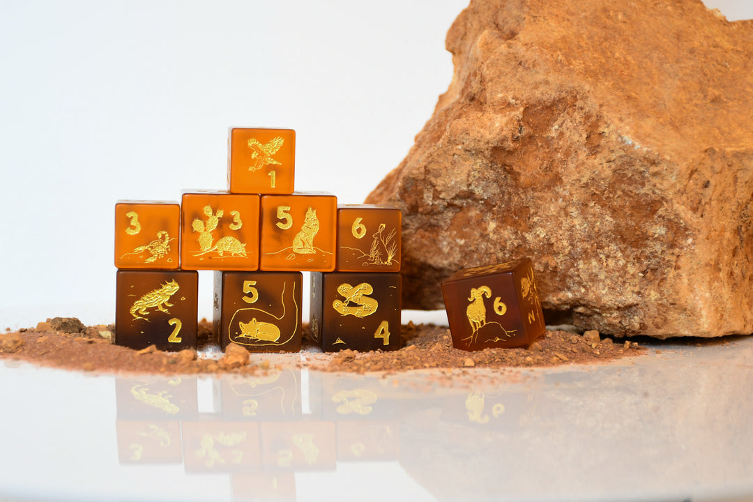Desert Biome Stackable D6 Dice Set