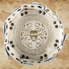 Greek Leather Dice Tray - Dice Around the World Collection