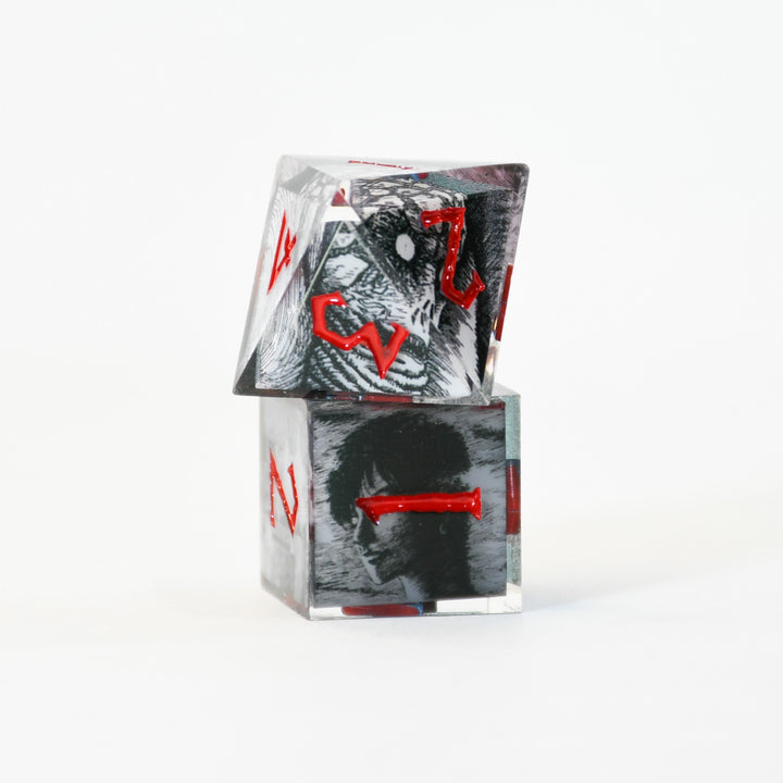 PRE-ORDER | Junji Ito Collection Sharp Edged Resin Dice Set