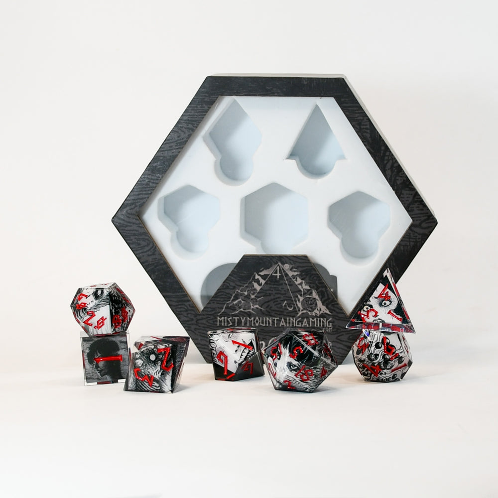 Junji Ito Collection Sharp Edged Resin Dice Set