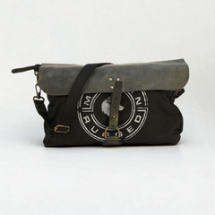 Black Canvas Laptop Bag