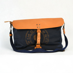 Navy Canvas Laptop Bag