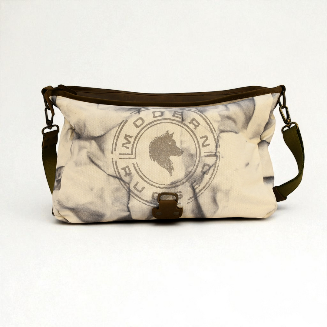 大理石纹帆布笔记本电脑包