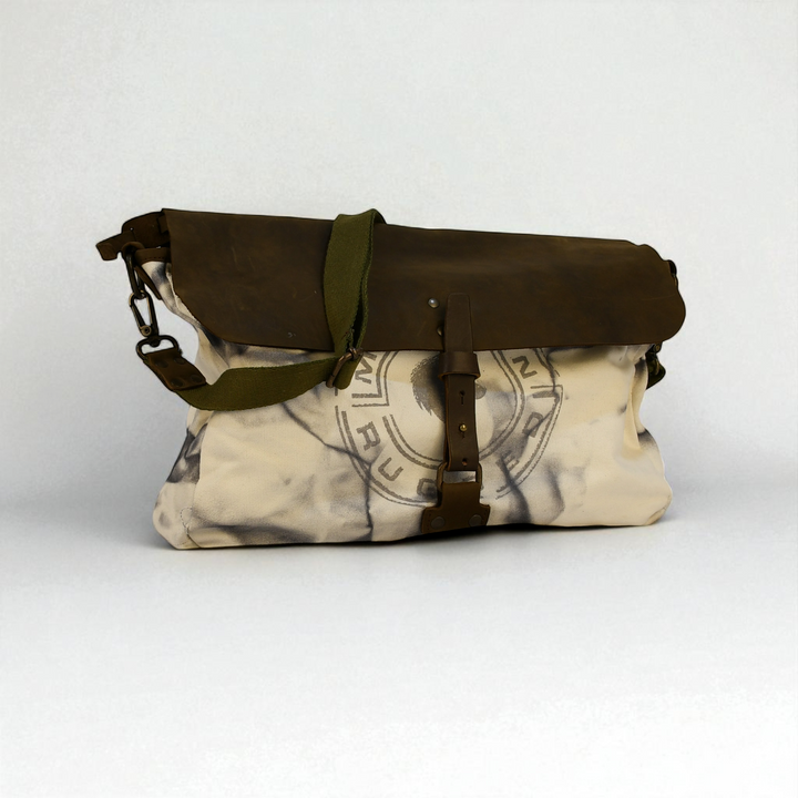 大理石纹帆布笔记本电脑包