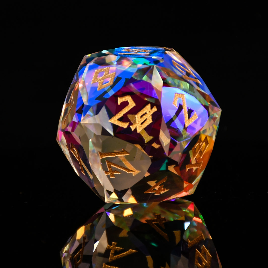 钻石棱镜多面玻璃 30mm D20