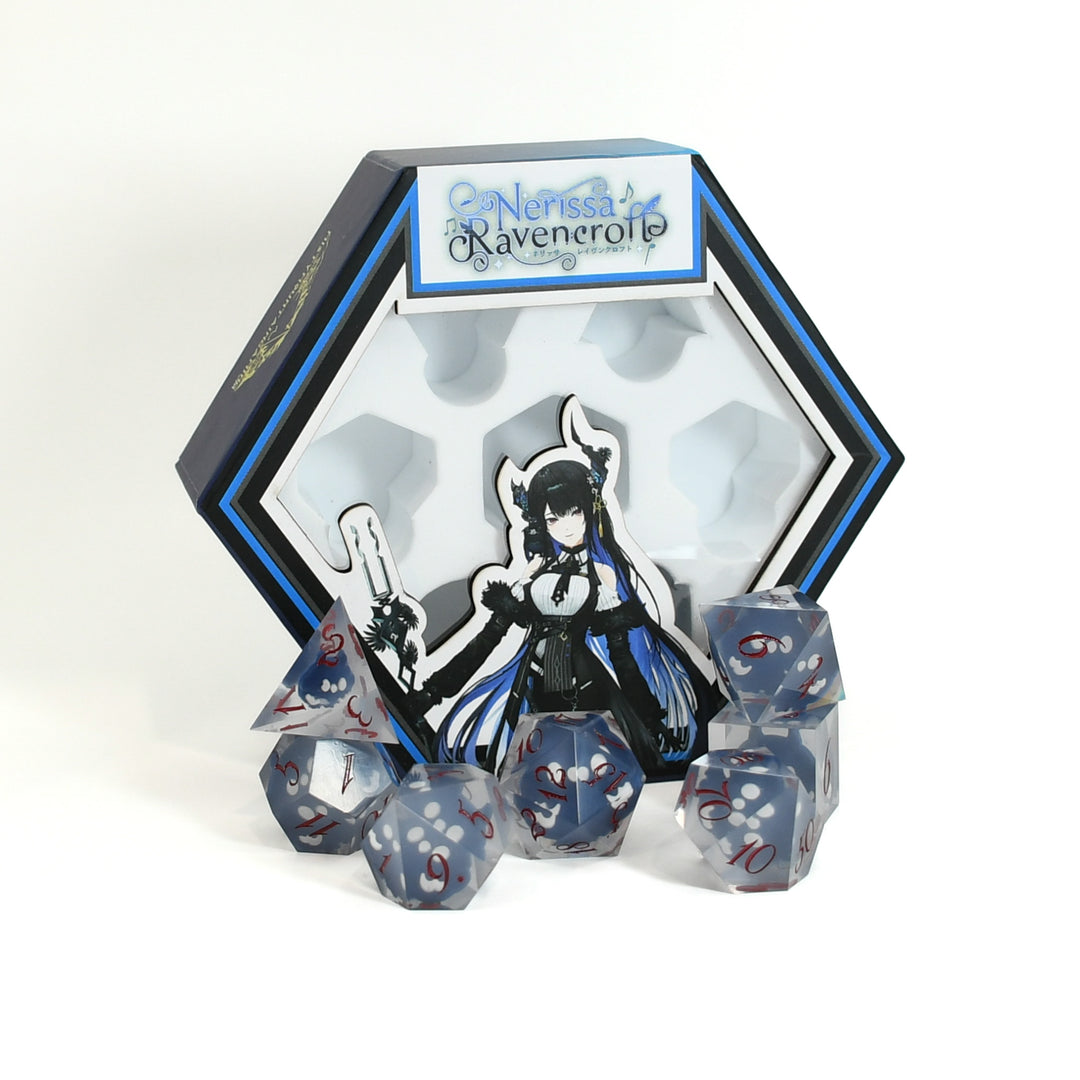 予約商品 | Nerissa Ravencroft Sharp-Edged Resin Dice Set | ホロライブEnglish x MMG限定品
