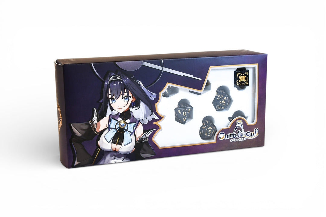予約 | Ouro Kronii ブルーサンドストーンダイスセット | ホロライブEnglish x MMG限定