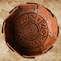 Peruvian Leather Dice Tray - Dice Around the World Collection