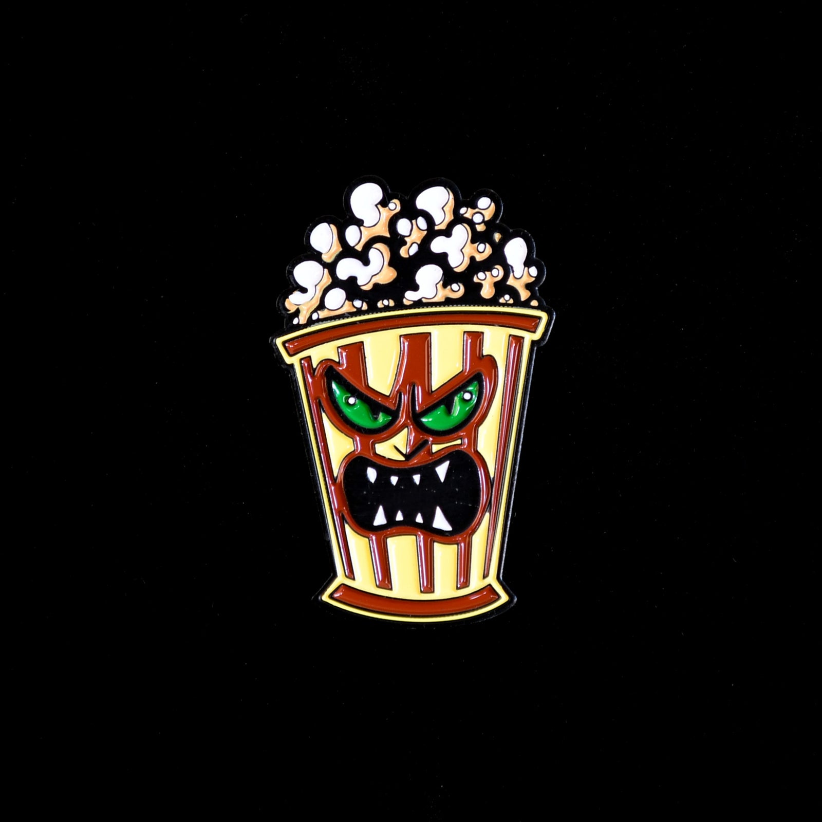 enamel popcorn mimic pin