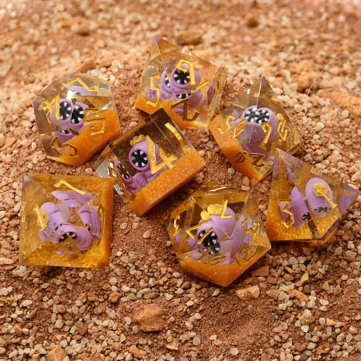 PRE-ORDER || SMARSH Sharp-Edged Resin Dice Set | Tales From the Stinky Dragon x MMG