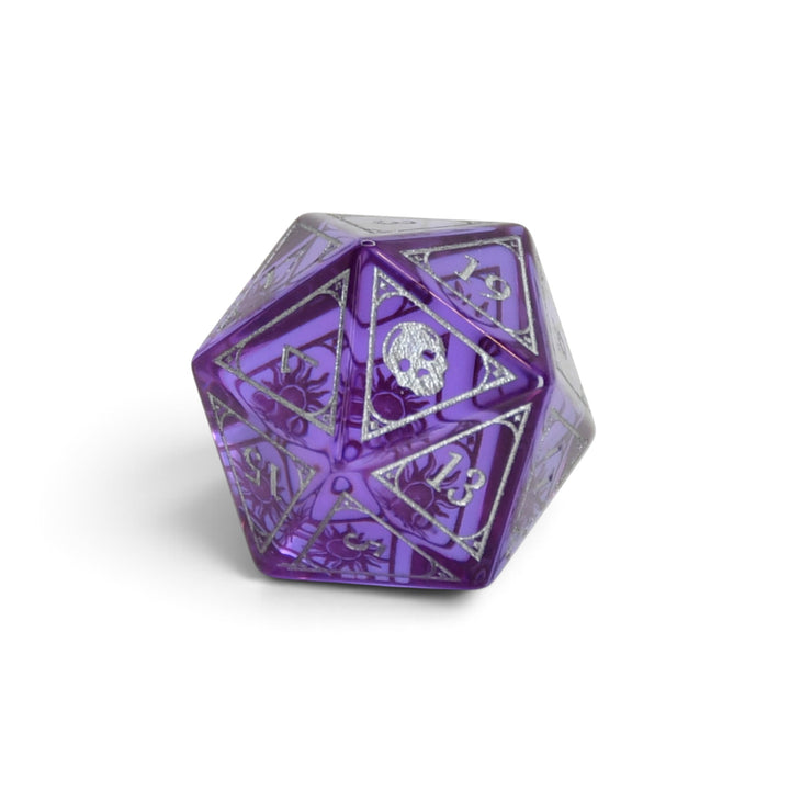 Tarot Glass Dice Set
