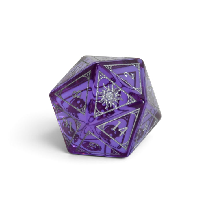 Tarot Glass Dice Set