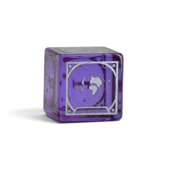 Tarot Glass Dice Set