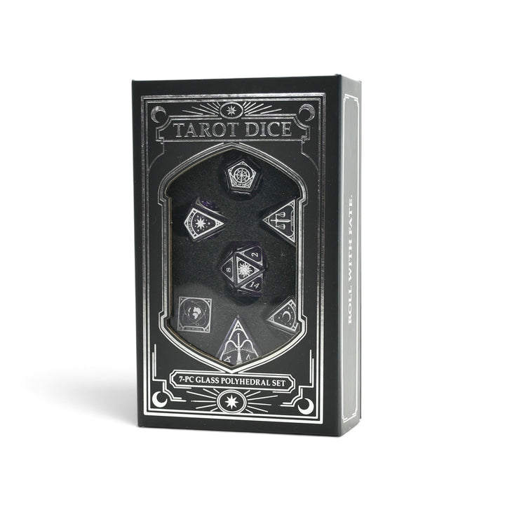 Tarot Glass Dice Set