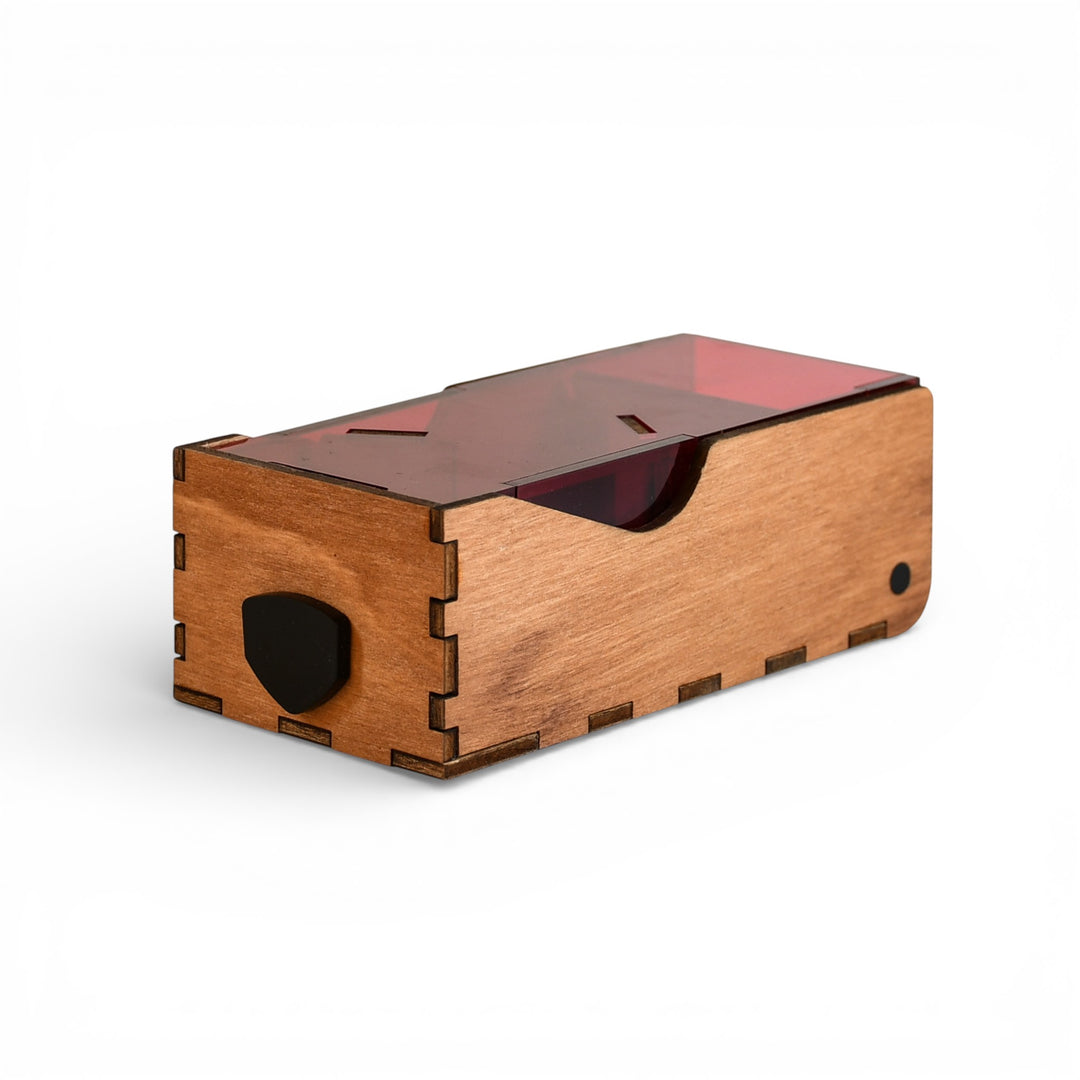 Portable Mini Draw Bridge Dice Tower - Red