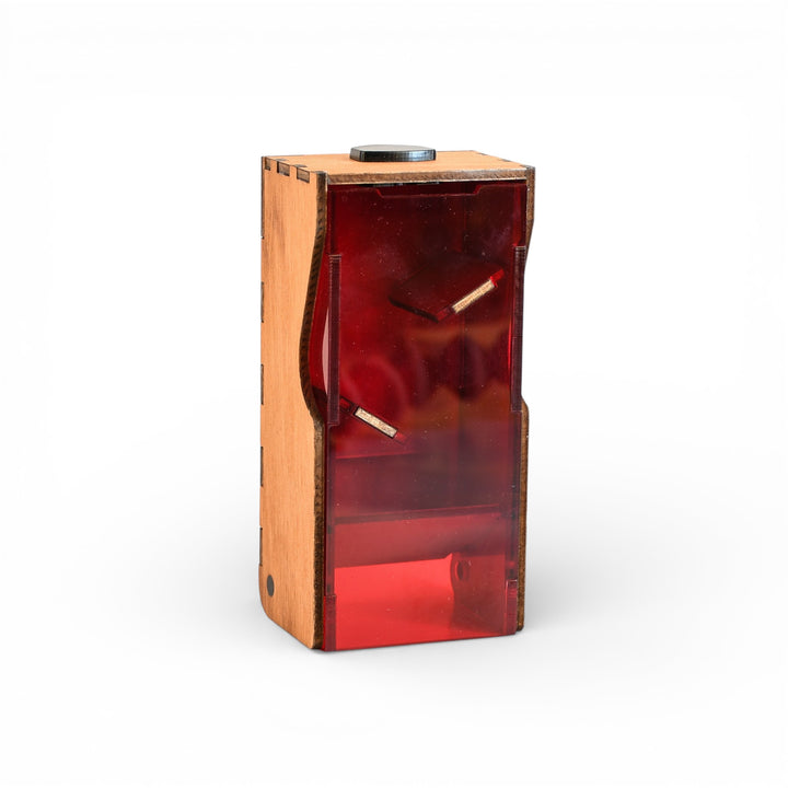 Portable Mini Draw Bridge Dice Tower - Red