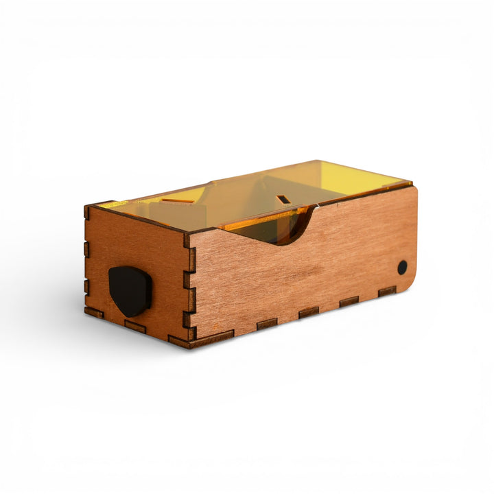 Portable Mini Draw Bridge Dice Tower - Yellow