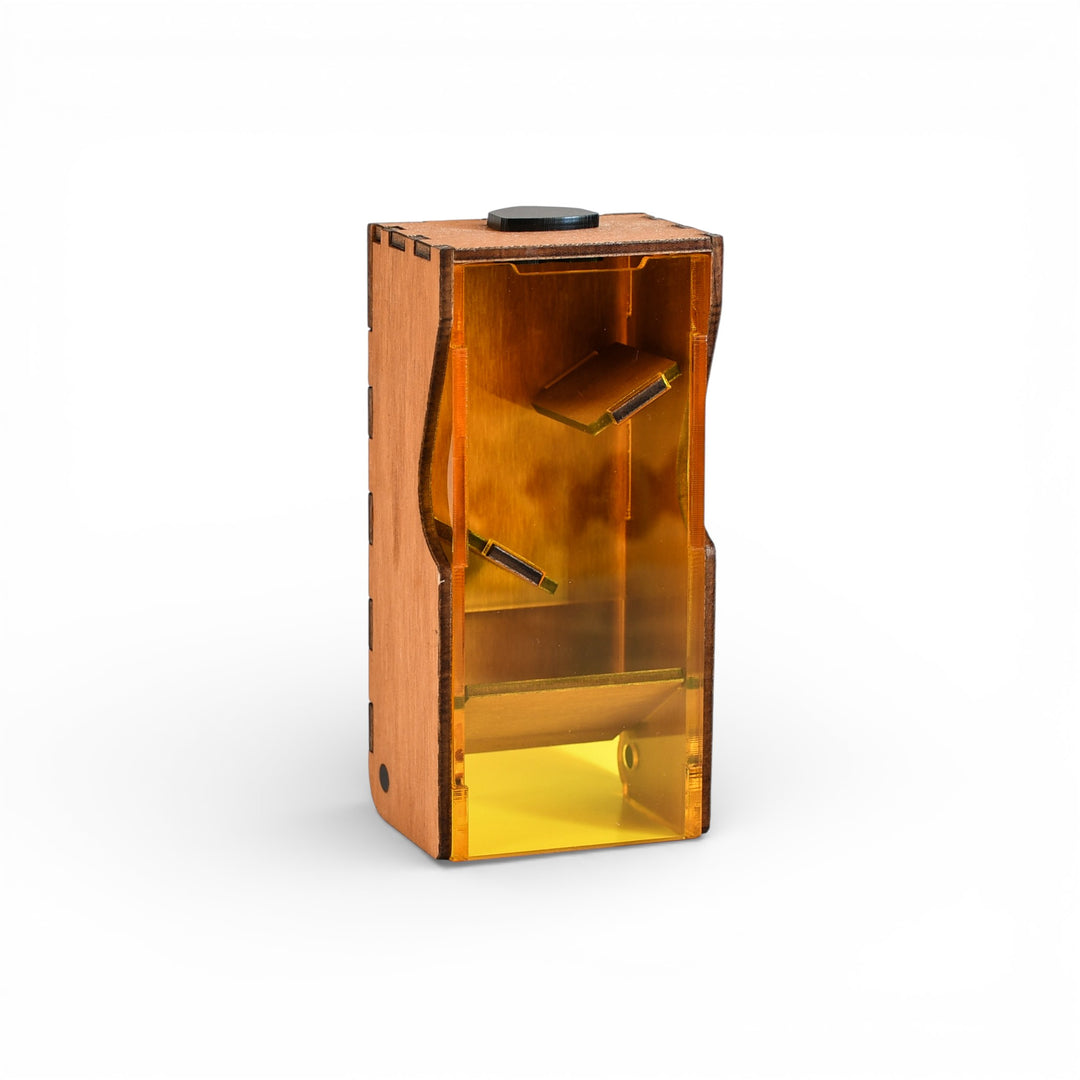 Portable Mini Draw Bridge Dice Tower - Yellow