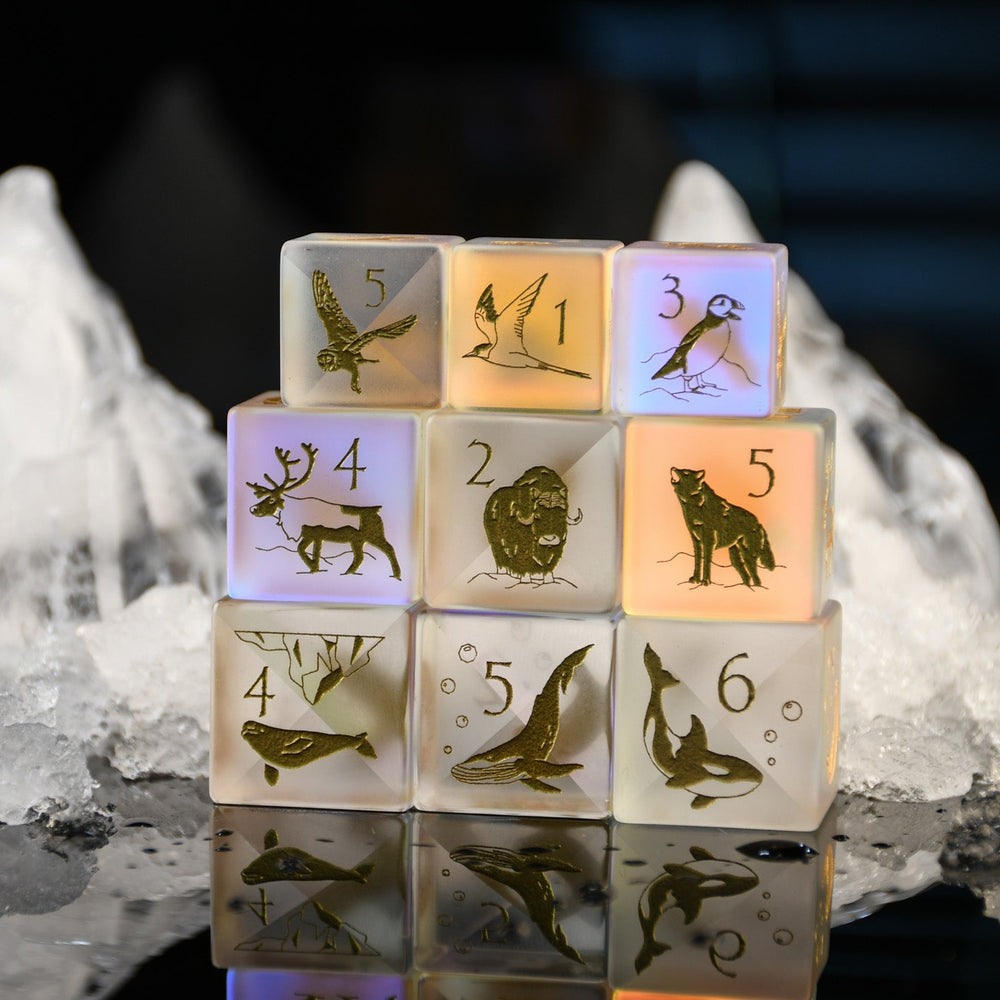 Tundra Biome Stackable D6 Dice Set