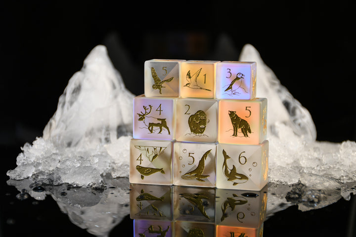 Tundra Biome Stackable D6 Dice Set