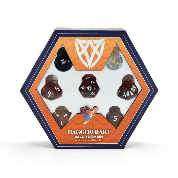 PRE-ORDER || Valor Domain Multifaceted Daggerheart Dice Set