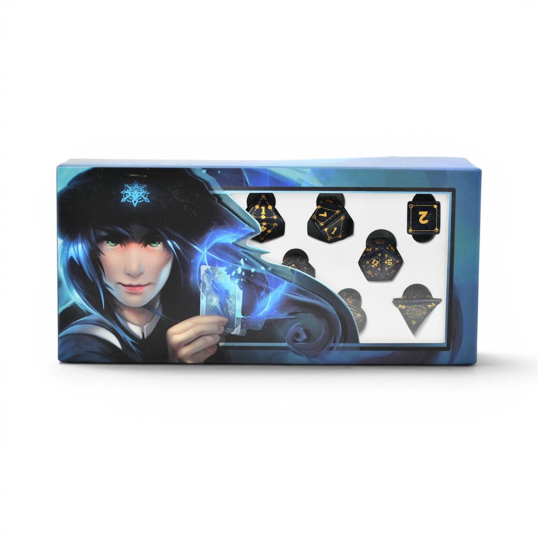 Blue Sandstone Dice Set | Wizard101 x Misty Mountain Gaming