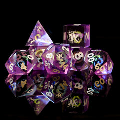 PRE-ORDER | Sharp Edge Resin Dice Set | Wizard101 x Misty Mountain Gaming