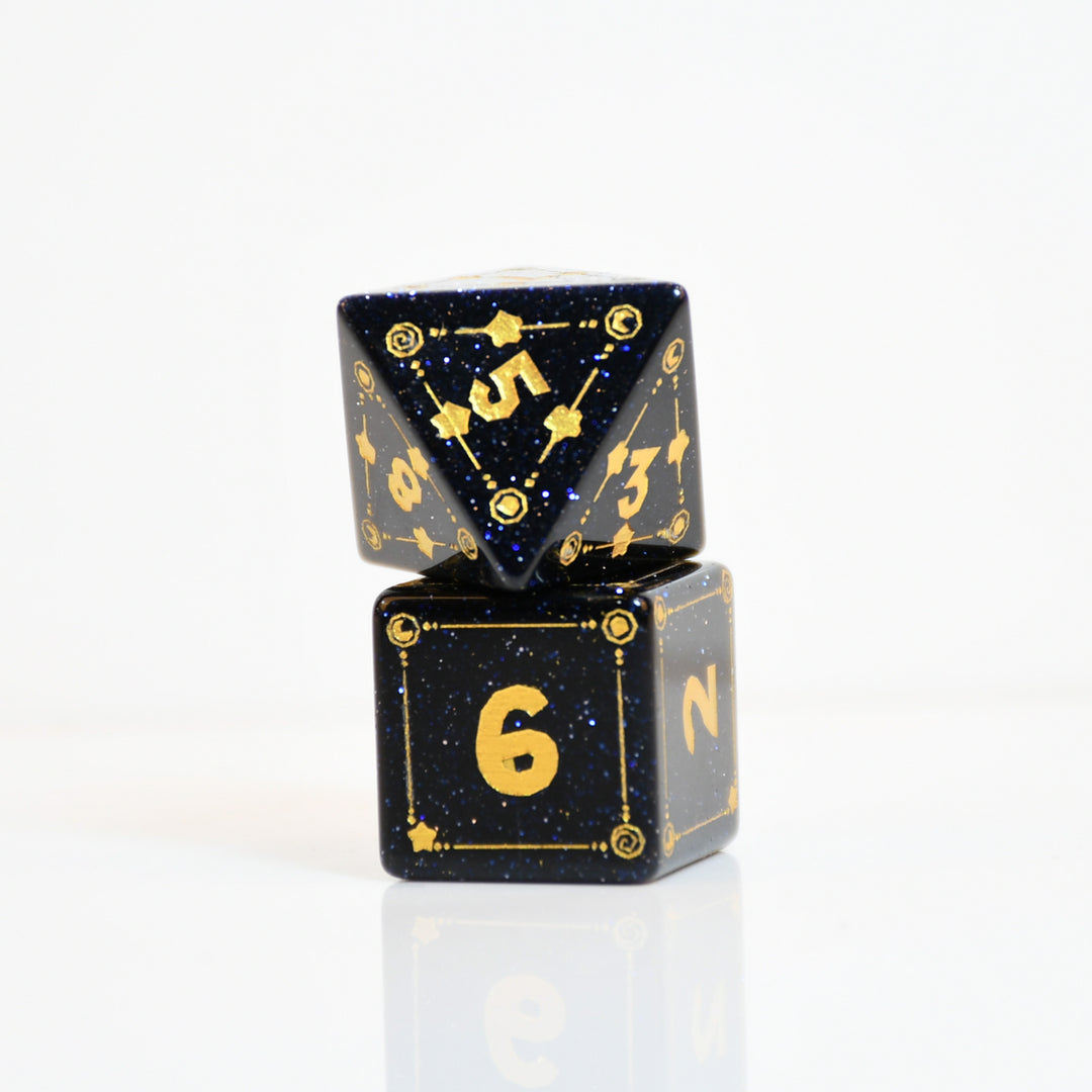 予約販売 | ブルーサンドストーンダイスセット | Wizard101 x Misty Mountain Gaming