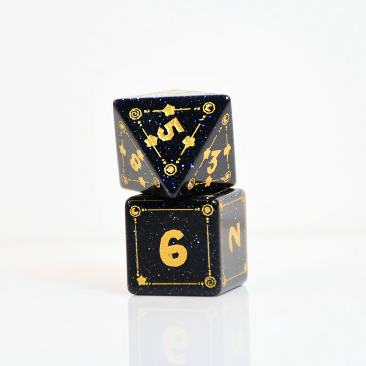 予約販売 | ブルーサンドストーンダイスセット | Wizard101 x Misty Mountain Gaming