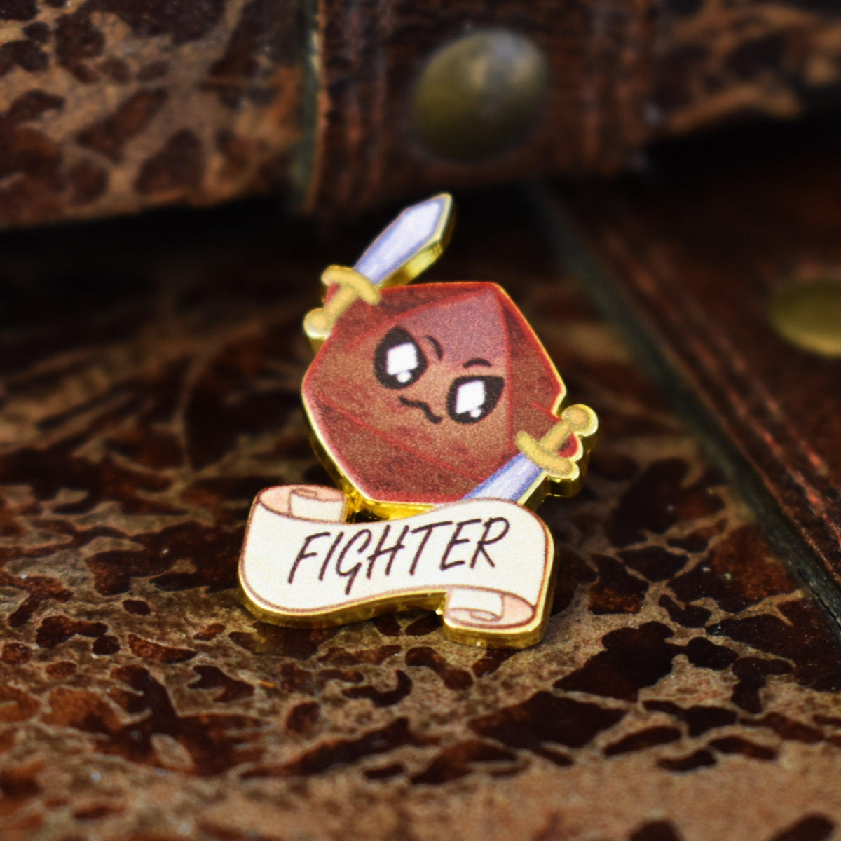 Fighter Class Pin – Misty Mountain Gaming